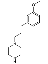 1-[3-(m-methoxyphenyl)propyl]piperazine Structure