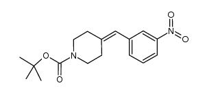 tert-butyl 4-(3-nitrobenzylidene)piperidine-1-carboxylate结构式