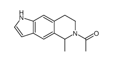 1-(5-methyl-1,5,7,8-tetrahydropyrrolo[2,3-g]isoquinolin-6-yl)ethanone结构式