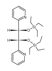 2,2'-((5R,6S)-3,3,8,8-tetraethyl-4,7-dioxa-3,8-disiladecane-5,6-diyl)dipyridine Structure