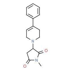 2,5-Pyrrolidinedione,3-(3,6-dihydro-4-phenyl-1(2H)-pyridinyl)-1-methyl-(9CI)结构式