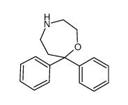 7,7-diphenyl-1,4-oxazepane结构式