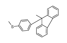 9-methyl-9-(4-methylsulfanylphenyl)fluorene Structure