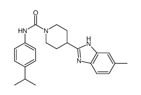 1-Piperidinecarboxamide,4-(5-methyl-1H-benzimidazol-2-yl)-N-[4-(1-methylethyl)phenyl]-(9CI) picture