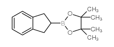2-茚满基硼酸 频哪醇 酯结构式