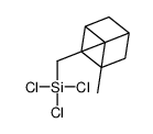 trichloro-[(6,6-dimethyl-4-bicyclo[3.1.1]heptanyl)methyl]silane结构式