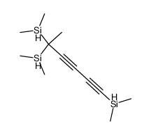 1,5,5-Tris(dimethylsilyl)-1,3-hexadiyne Structure