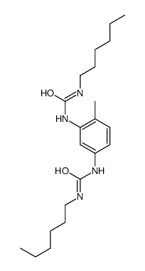 1-hexyl-3-[3-(hexylcarbamoylamino)-4-methylphenyl]urea Structure