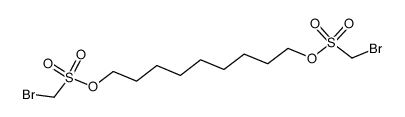 1,9-bis-bromomethanesulfonyloxy-nonane Structure