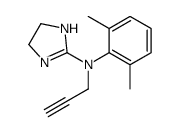 N-(2,6-dimethylphenyl)-N-prop-2-ynyl-4,5-dihydro-1H-imidazol-2-amine Structure