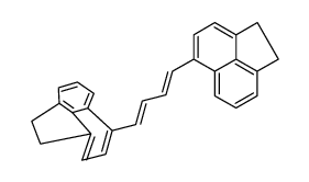 5-[4-(1,2-dihydroacenaphthylen-5-yl)buta-1,3-dienyl]-1,2-dihydroacenaphthylene结构式