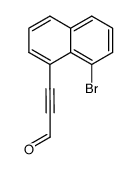 3-(8'-Brom-1'-naphthyl)-2-propinal Structure