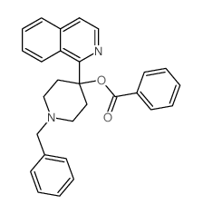 4-Piperidinol,4-(1-isoquinolinyl)-1-(phenylmethyl)-, 4-benzoate Structure