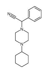 (4-cyclohexyl-piperazin-1-yl)-phenyl-acetonitrile Structure