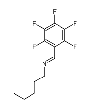 1-(2,3,4,5,6-pentafluorophenyl)-N-pentylmethanimine结构式