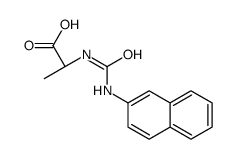 (2S)-2-(naphthalen-2-ylcarbamoylamino)propanoic acid Structure