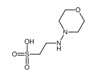 2-(morpholin-4-ylamino)ethanesulfonic acid Structure