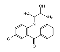 2-amino-N-(2-benzoyl-4-chlorophenyl)-2-hydroxyacetamide Structure