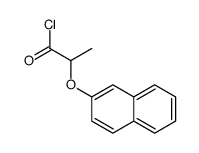 2-naphthalen-2-yloxypropanoyl chloride Structure
