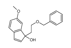 6-methoxy-1-(2-phenylmethoxyethyl)inden-1-ol Structure