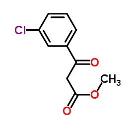 3-(3-氯苯基)-3-氧代丙酸甲酯结构式