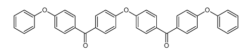 [4-[4-(4-phenoxybenzoyl)phenoxy]phenyl]-(4-phenoxyphenyl)methanone Structure
