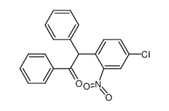 α-(4-chloro-2-nitrophenyl)deoxybenzoin Structure