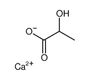 calcium,2-hydroxypropanoate Structure