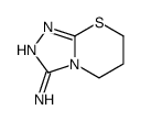 5H-1,2,4-Triazolo[3,4-b][1,3]thiazin-3-amine,6,7-dihydro-(9CI) Structure