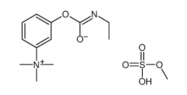 [3-(ethylcarbamoyloxy)phenyl]-trimethylazanium,methyl sulfate Structure