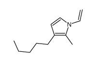 1-ethenyl-2-methyl-3-pentylpyrrole Structure