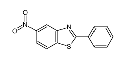 5-nitro-2-phenyl-benzothiazole结构式