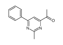 1-(2-methyl-6-phenylpyrimidin-4-yl)ethanone结构式