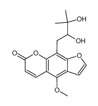 (-)-swietenocoumarin F Structure