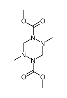2,5-dimethyl-[1,2,4,5]tetrazinane-1,4-dicarboxylic acid dimethyl ester Structure