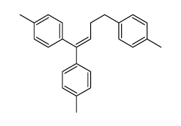 1-[1,4-bis(4-methylphenyl)but-1-enyl]-4-methylbenzene Structure