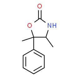 2-Oxazolidinone,4,5-dimethyl-5-phenyl-(5CI) Structure
