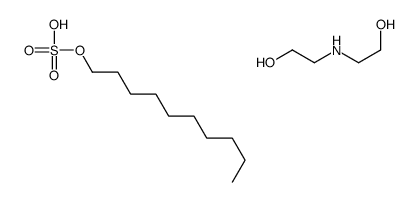 (2-hydroxyethyl)ammonium decyl sulphate结构式