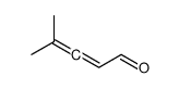 4-methylpenta-2,3-dienal Structure