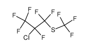 1-trifluoromethylsulfanyl-2-chlorohexafluoropropane Structure