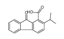 9-oxo-2-propan-2-ylfluorene-1-carboxylic acid结构式