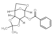 1,6-ANHYDRO-2,O-BENZOYL-3,4-O-ISOPROPYLIDENE-BETA-D-GALACTOPYRANOSE structure