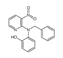 2-[benzyl-(3-nitropyridin-2-yl)amino]phenol Structure