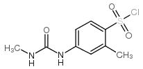 2-甲基-4-(3-甲基脲啶)苯磺酰氯结构式