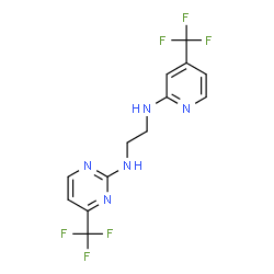 1,2-ETHANEDIAMINE, N-[4-(TRIFLUOROMETHYL)-2-PYRIDINYL]-N'-[4-(TRIFLUOROMETHYL)-2-PYRIMIDINYL]- Structure