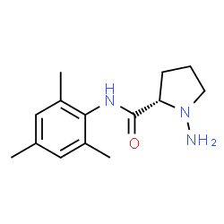 2-Pyrrolidinecarboxamide,1-amino-N-(2,4,6-trimethylphenyl)-,(2S)-(9CI) Structure