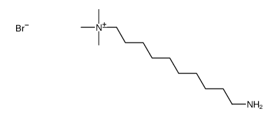 10-aminodecyl(trimethyl)azanium,bromide Structure