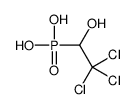 (2,2,2-trichloro-1-hydroxyethyl)phosphonic acid结构式