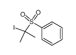 2-Phenylsulfonyl-2-iodpropan Structure