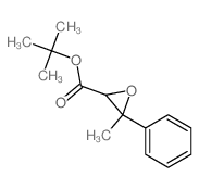tert-butyl 3-methyl-3-phenyl-oxirane-2-carboxylate Structure